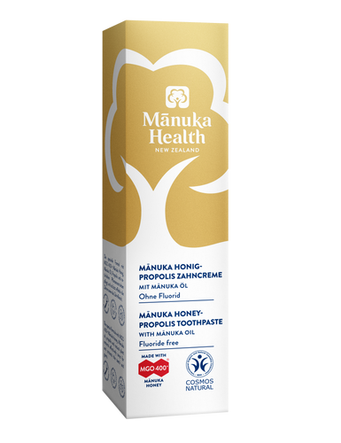 Manuka Health MGO 400+ Honey & Propolis Toothpaste with Manuka Oil - 75ml (Fluoride Free)