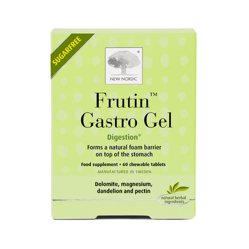 New Nordic Frutin Gastro Gel - 60 Chewable Tablets