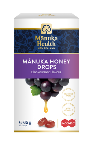 Manuka Health MGO 400+ Manuka Honey Blackcurrant Drops
