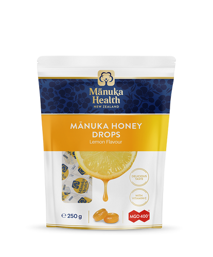 Manuka Health MGO 400+ Manuka Honey Drops Lemon 250g