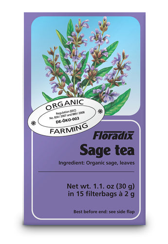 Salus House Organic Sage Herbal Tea Bags (15 Bags)