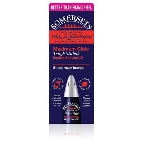 Somersets Shaving Oil for Men - Tough Stubble 15ml