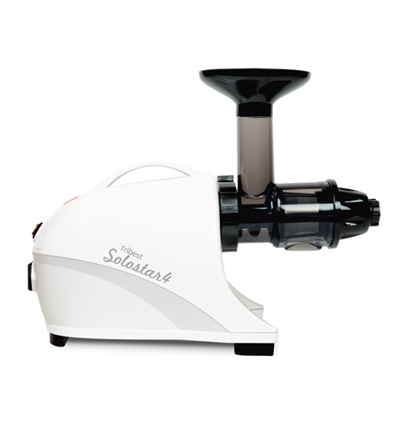 Tribest Solostar 4, Horizontal Slow Masticating Juicer - White