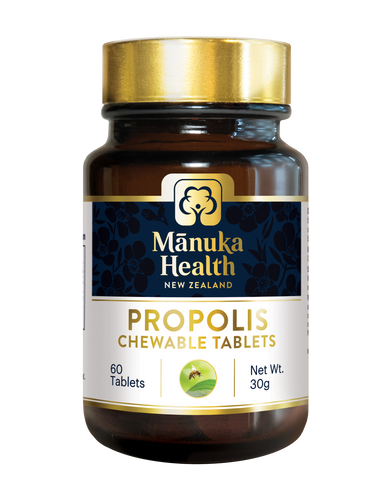 Manuka Health Propolis Chewable Tablets - 60 caps - (4+1, Add 4 to your basket)
