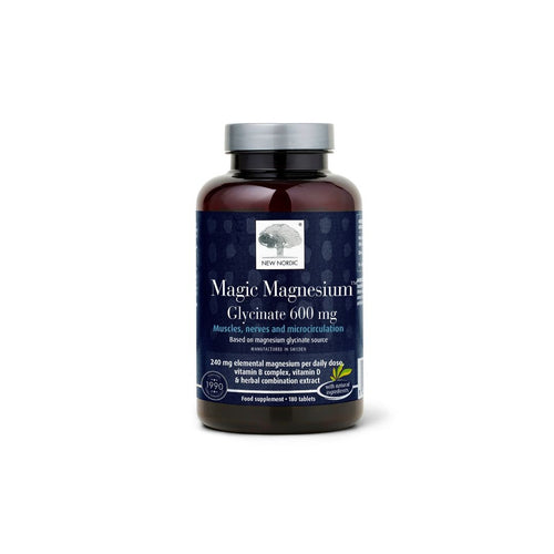 New Nordic Magic Magnesium™ Glycinate 600mg - 180 tablets