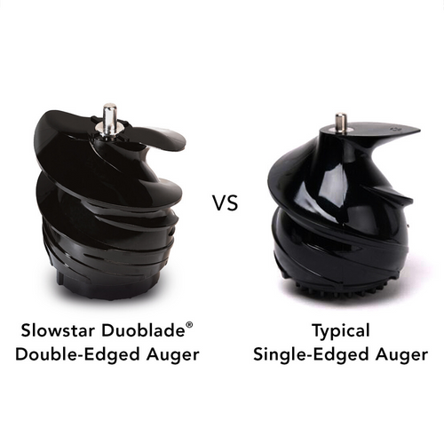 Slowstar Vertical Slow Juicer & Mincer - Red & Black