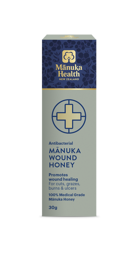 Manuka Health Antibacterial 100% Medical Grade Manuka Wound Honey 30g